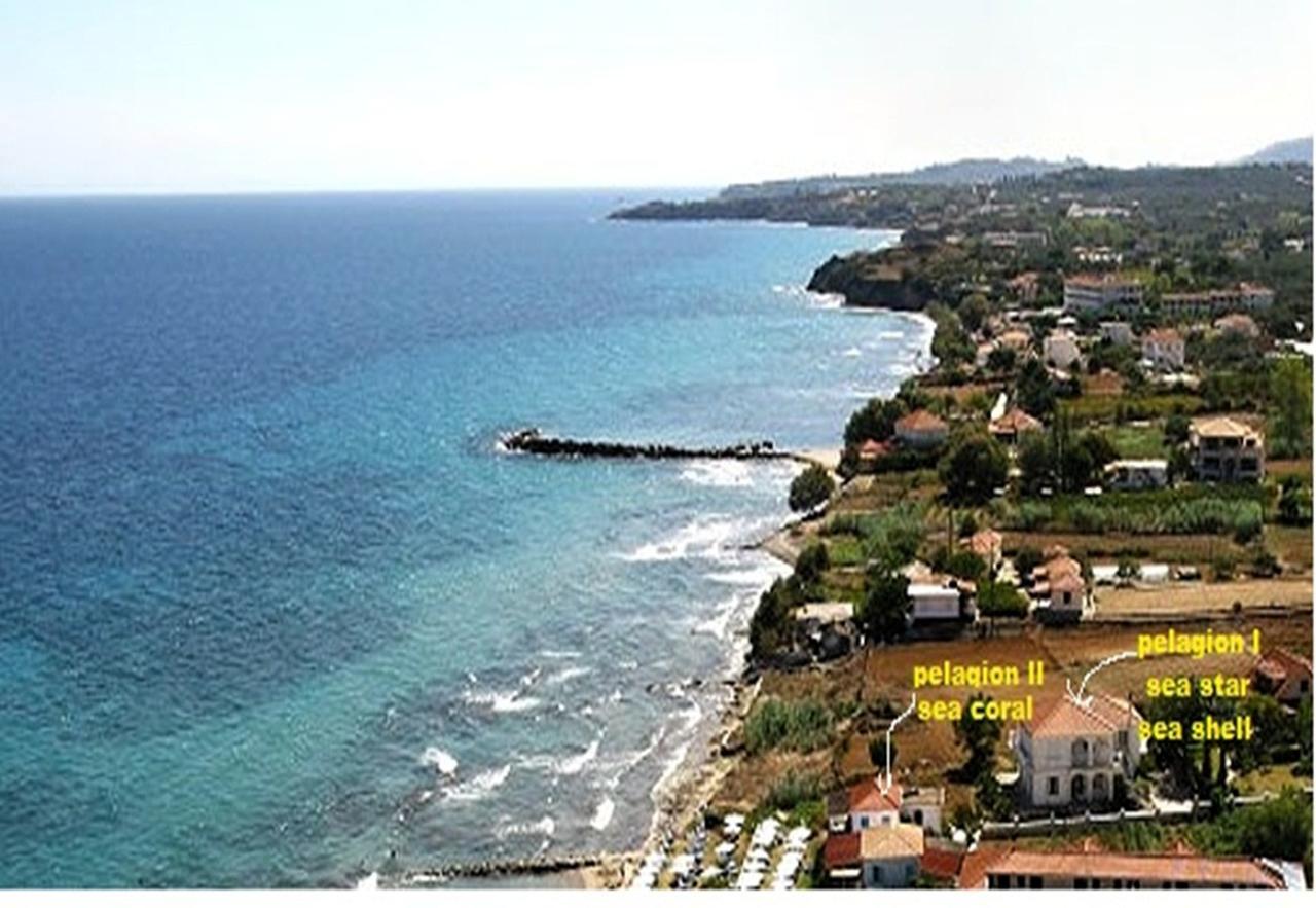 Pelagion II Sea Coral - Beachfront Holiday Home Kypseli Exterior photo